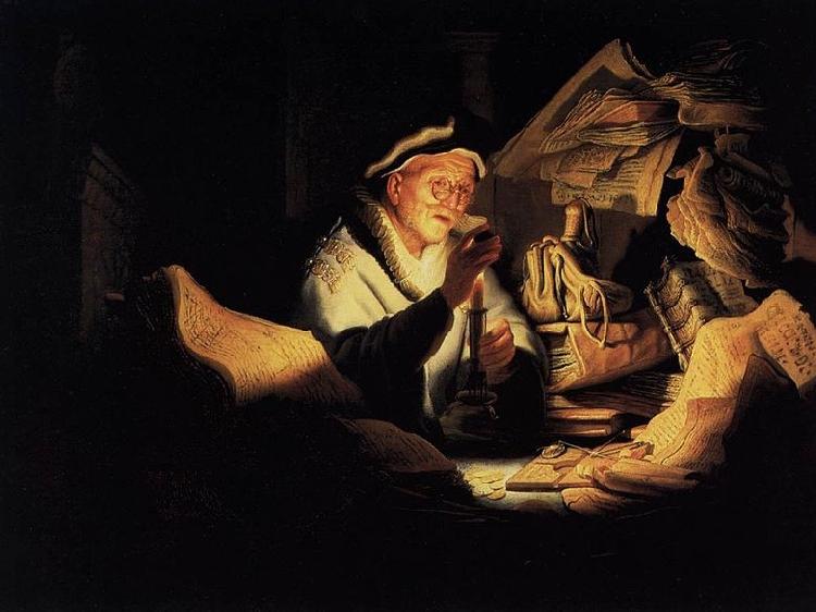 Rembrandt Peale Parable of the Rich Man oil painting image